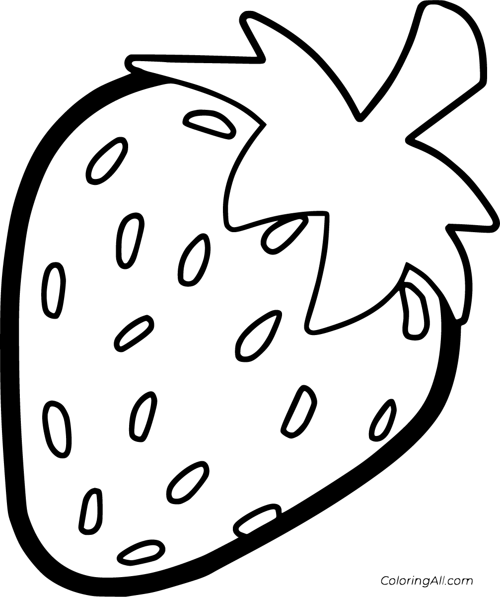 Strawberry Coloring Pages 27 Free Printables ColoringAll Strawberry Coloring Pages 27 Free Printables ColoringAll