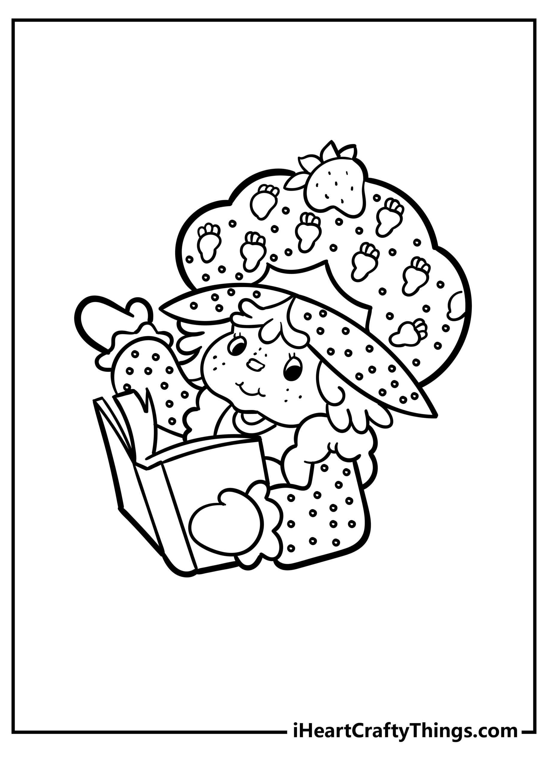 Strawberry Shortcake Coloring Page Strawberry Shortcake Coloring Page