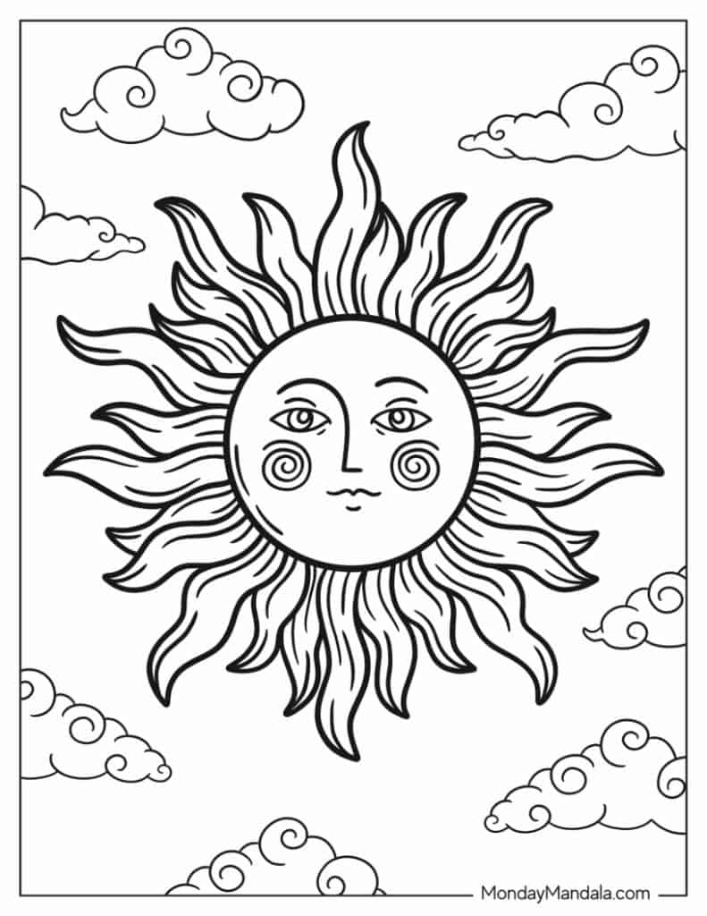 Sun Coloring Page Free Sun Coloring Page Color Book 14 Coloring Sun Coloring Page Free Sun Coloring Page Color Book 14 Coloring