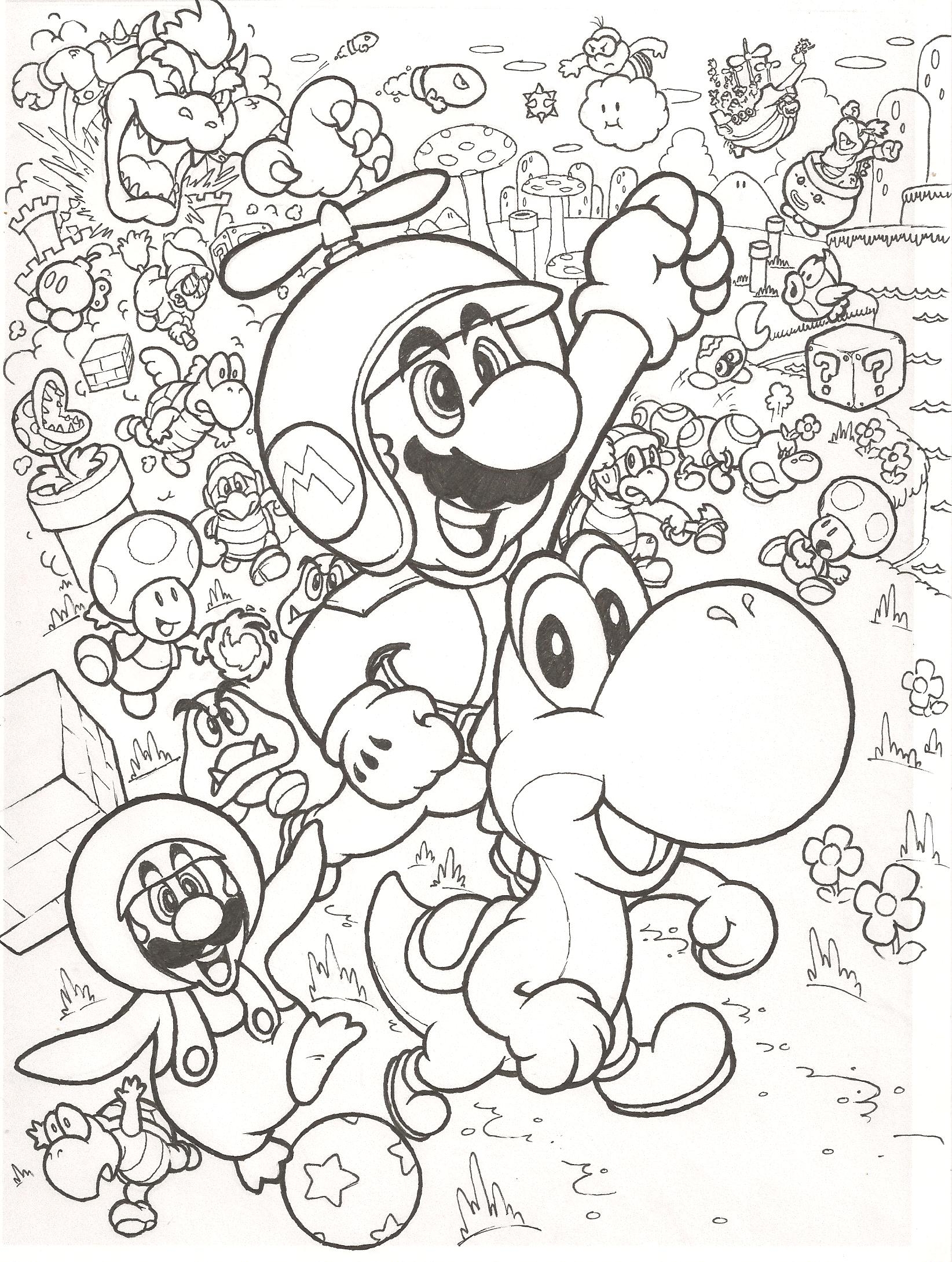 Super Mario Bros Coloring Pages At GetColorings Free Printable Super Mario Bros Coloring Pages At GetColorings Free Printable