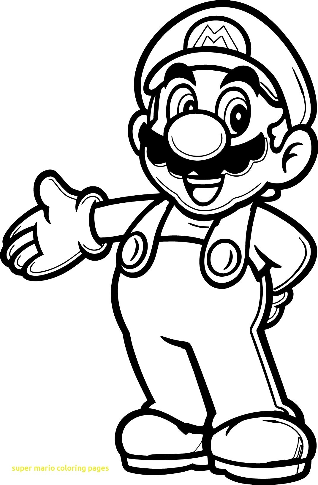 mario printable coloring pages
