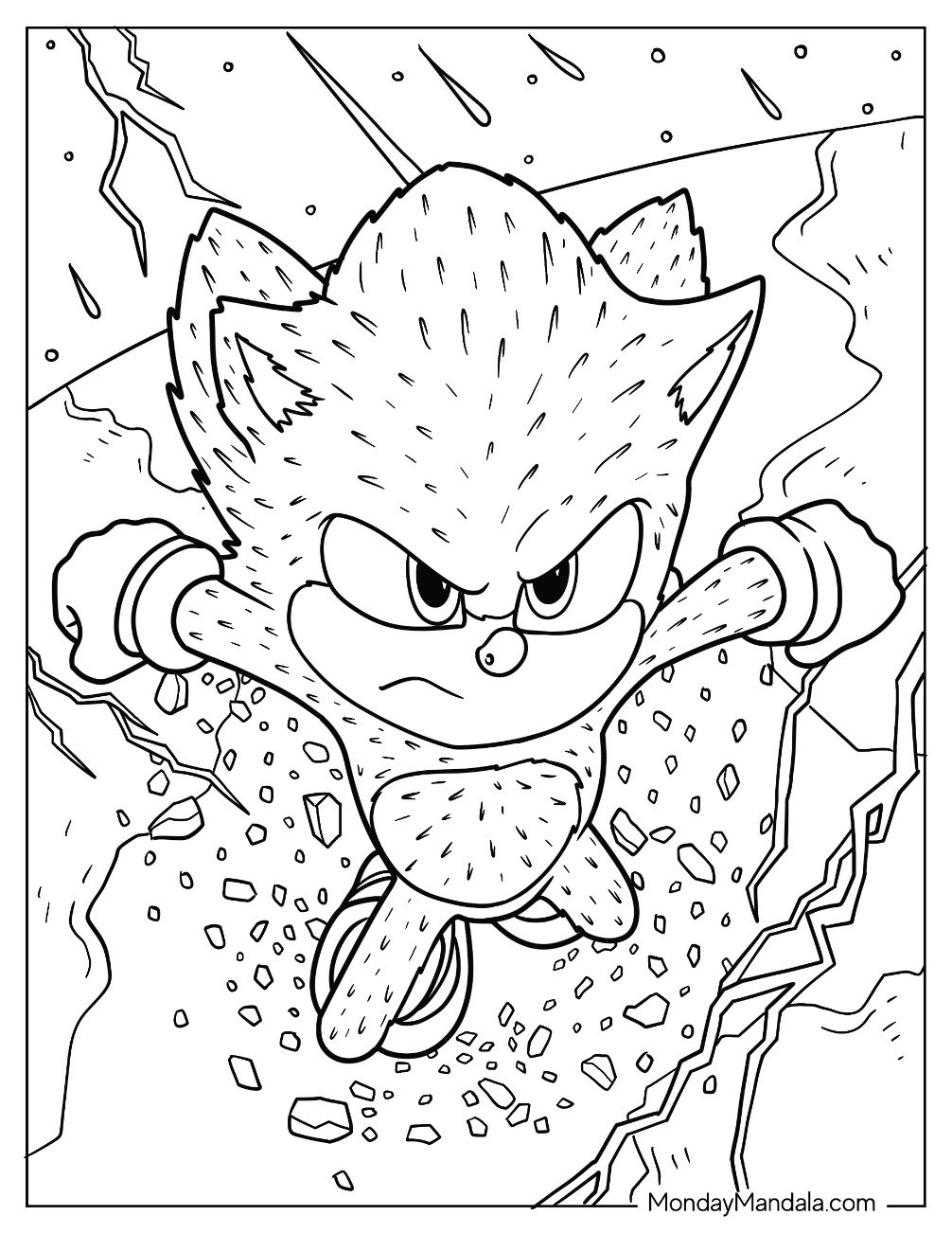 Super Sonic Hedgehog Coloring Pages 2025 Super Sonic Hedgehog Coloring Pages 2025