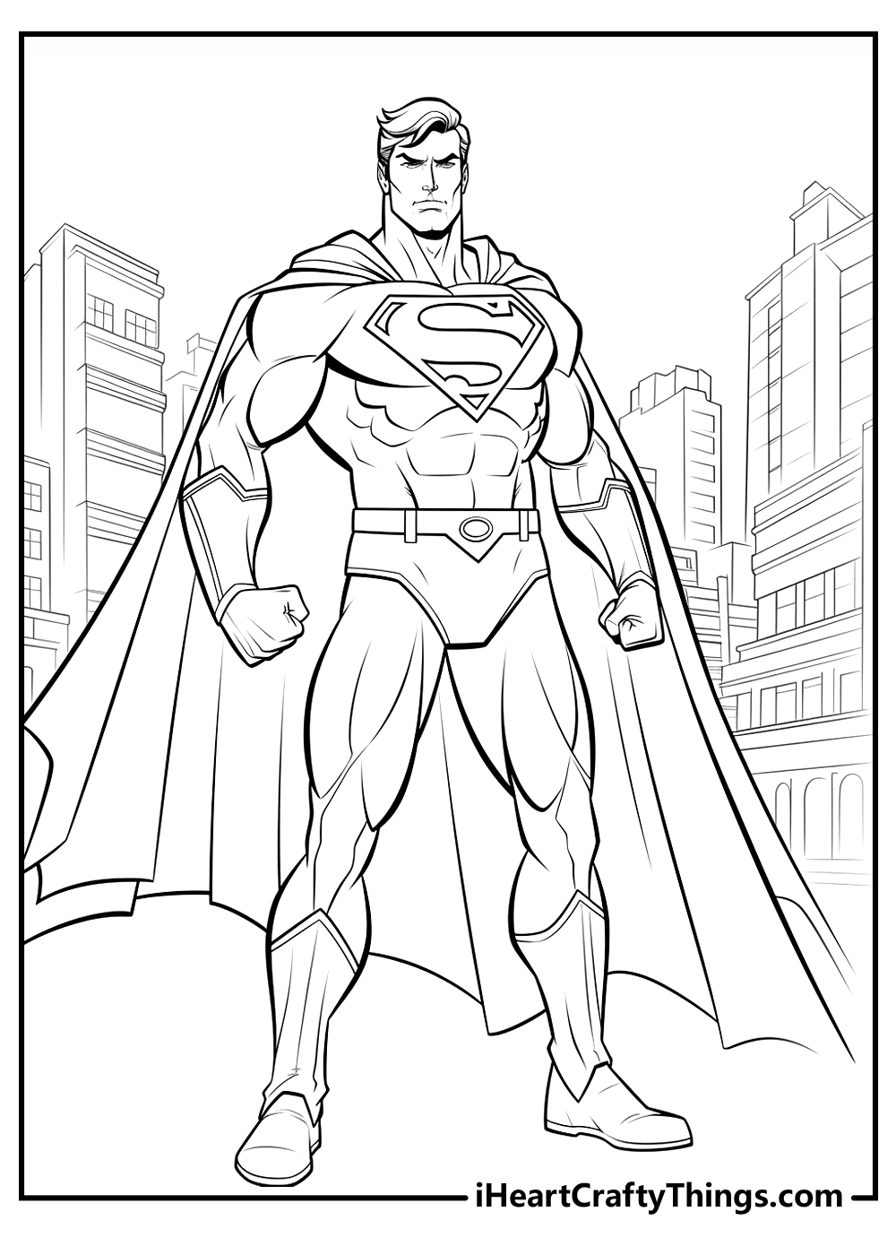 Superman Cartoon Coloring Pages 2025 