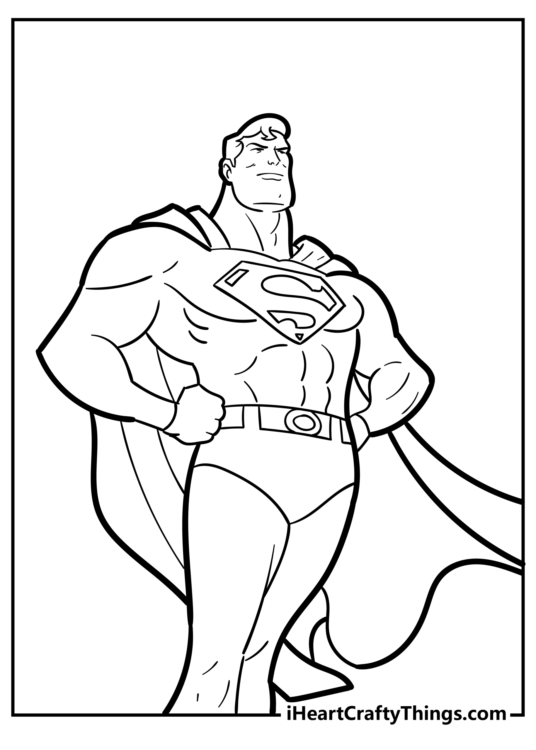 Superman Coloring Page Printable Printable Calendar Template