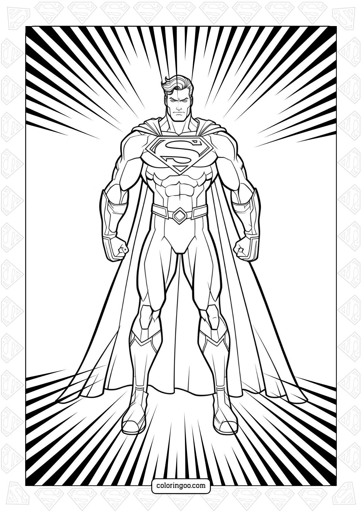 Superman Coloring Pages COLORINGOO COM