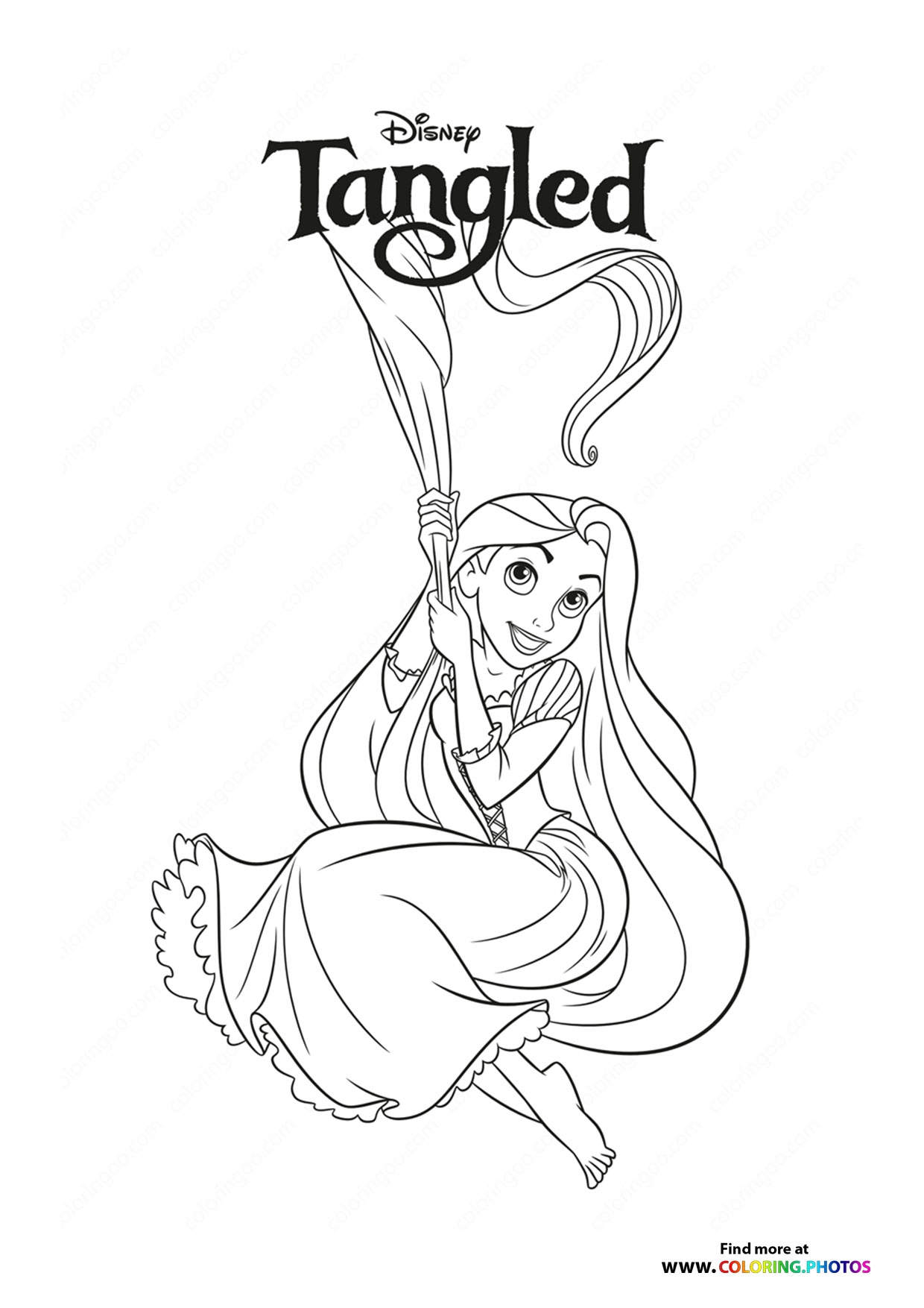 Tangled Poster Coloring Pages 2025 Tangled Poster Coloring Pages 2025