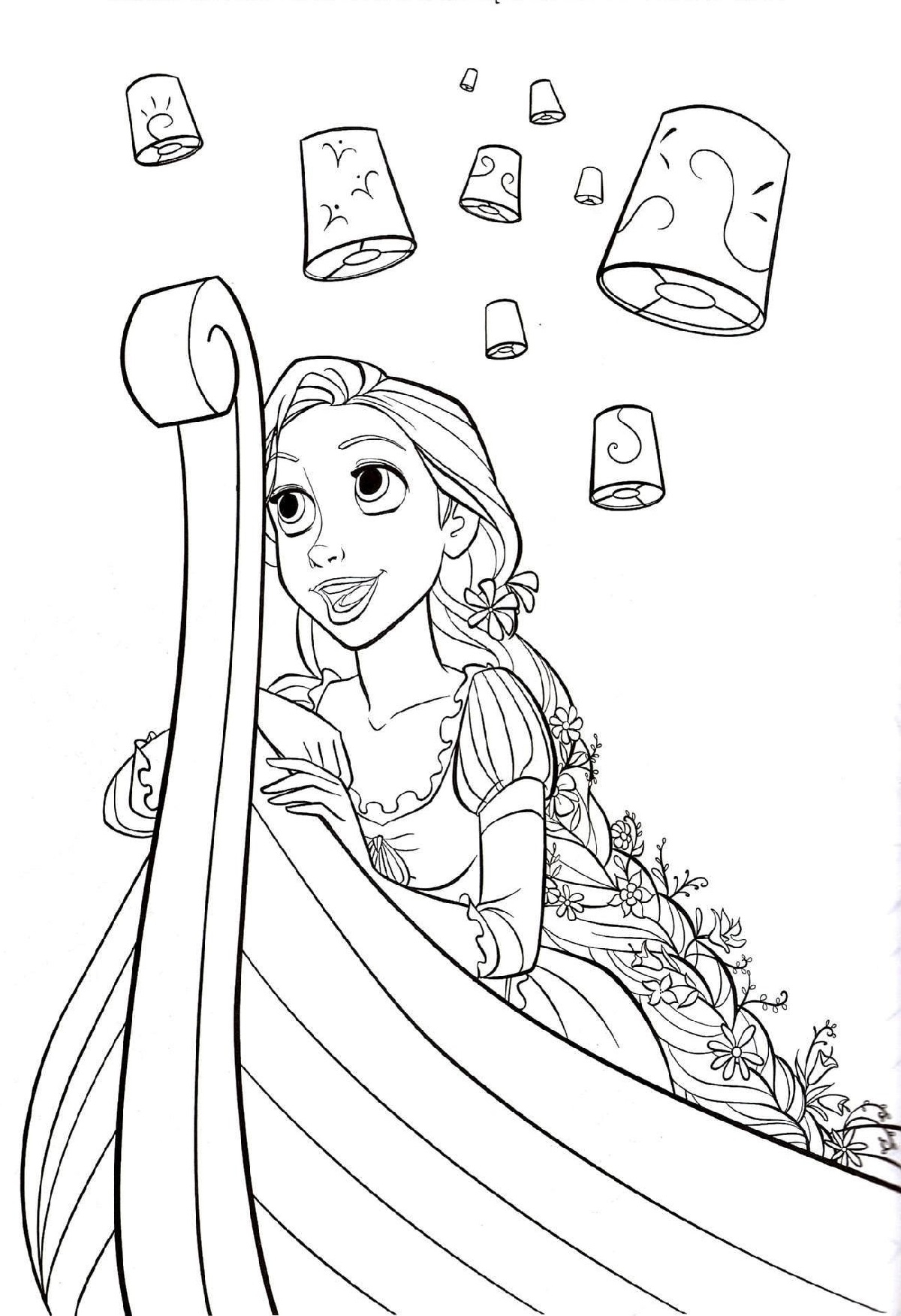 Tangled Rapunzel Color Pages Printable 101 Activity Tangled Rapunzel Color Pages Printable 101 Activity