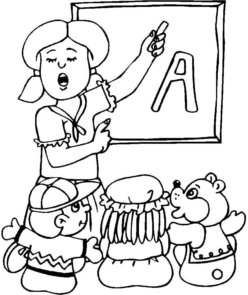 teacher coloring pages teacher coloring pages