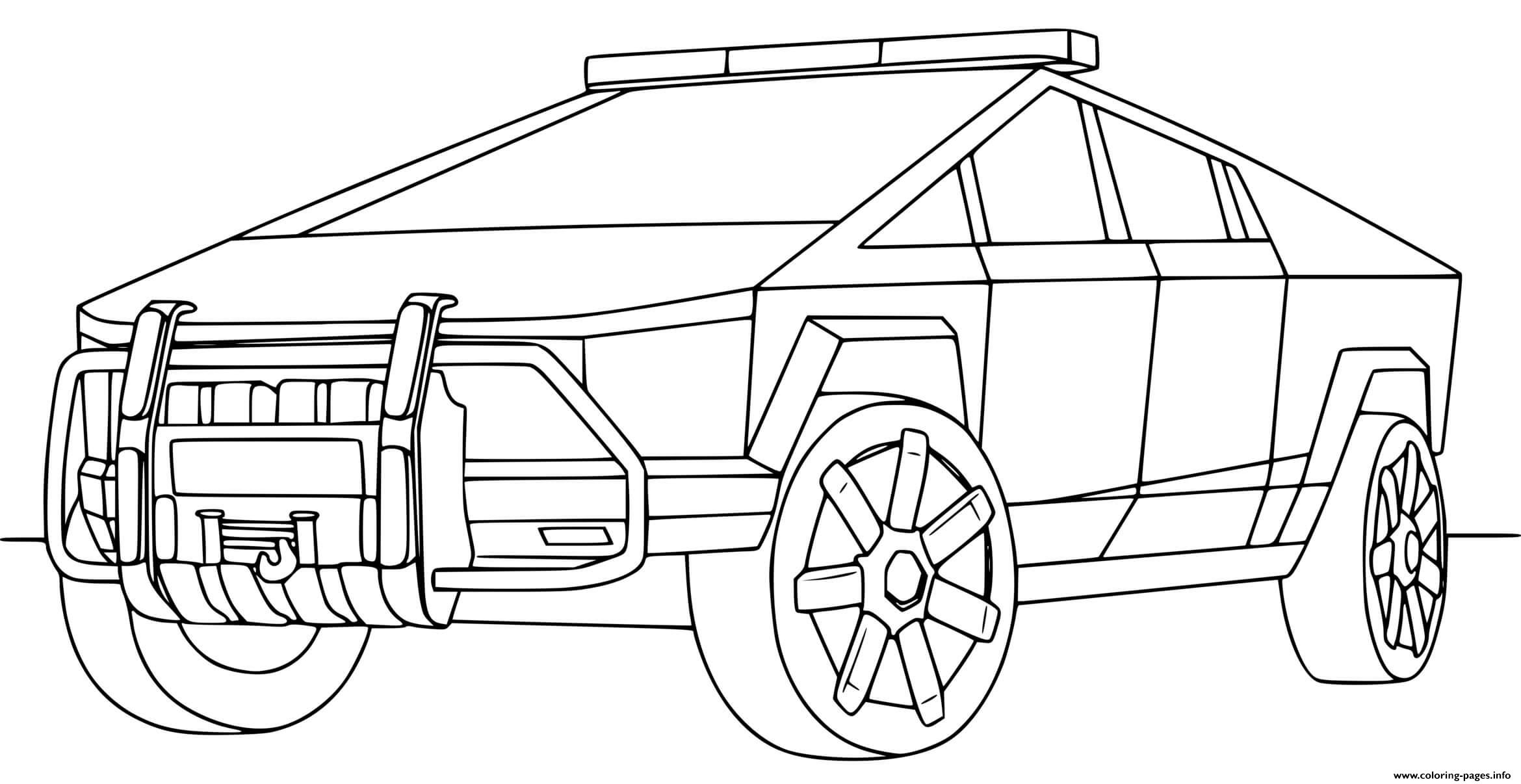 Tesla Cybertruck Coloring Pages 29 Tesla Cybertruck Coloring Pages 