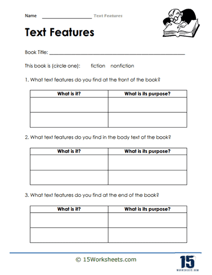 Text Features Worksheets 15 Worksheets Library Worksheets Library Text Features Worksheets 15 Worksheets Library Worksheets Library