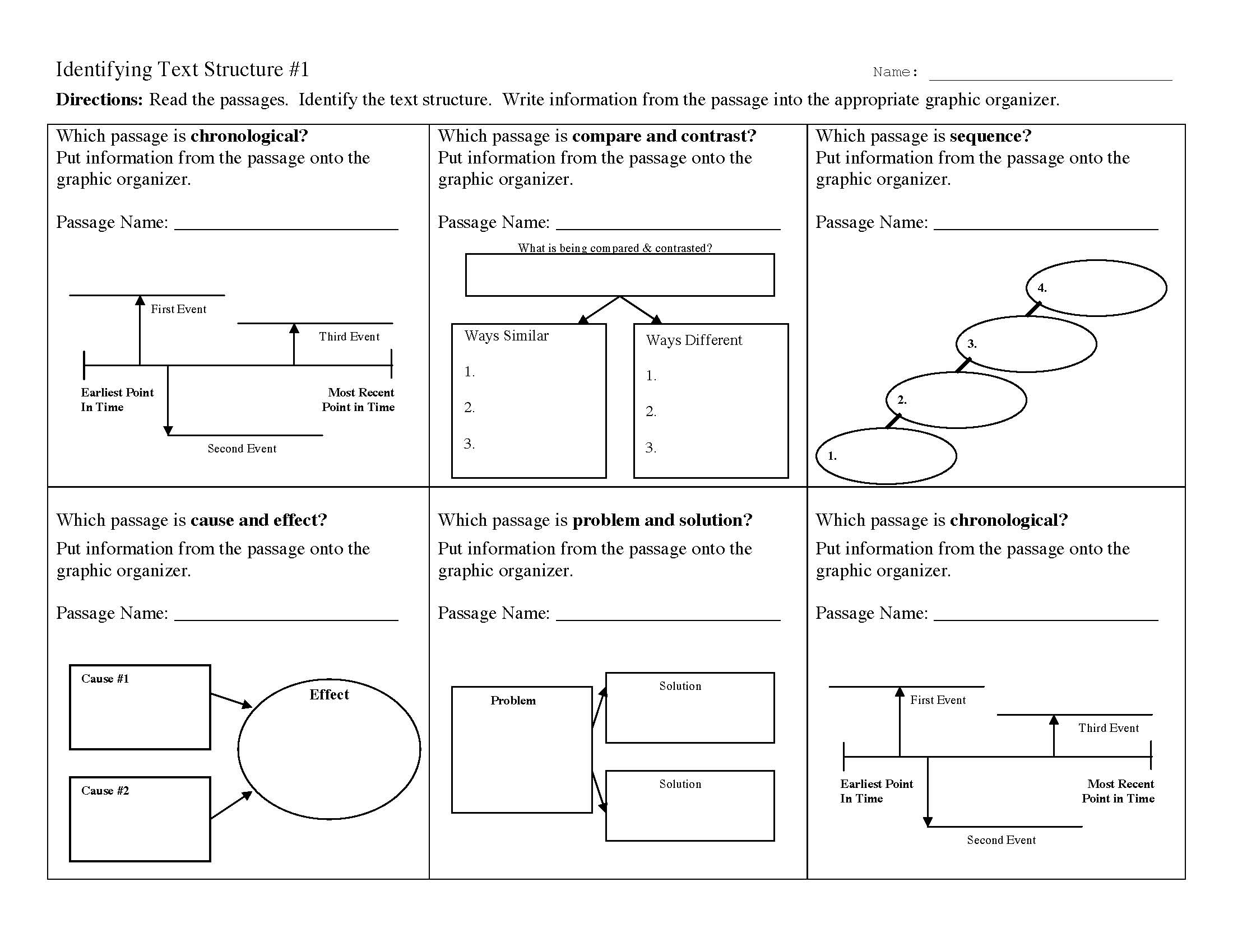Text Structure Worksheets Reading Activities Text Structure Worksheets Reading Activities