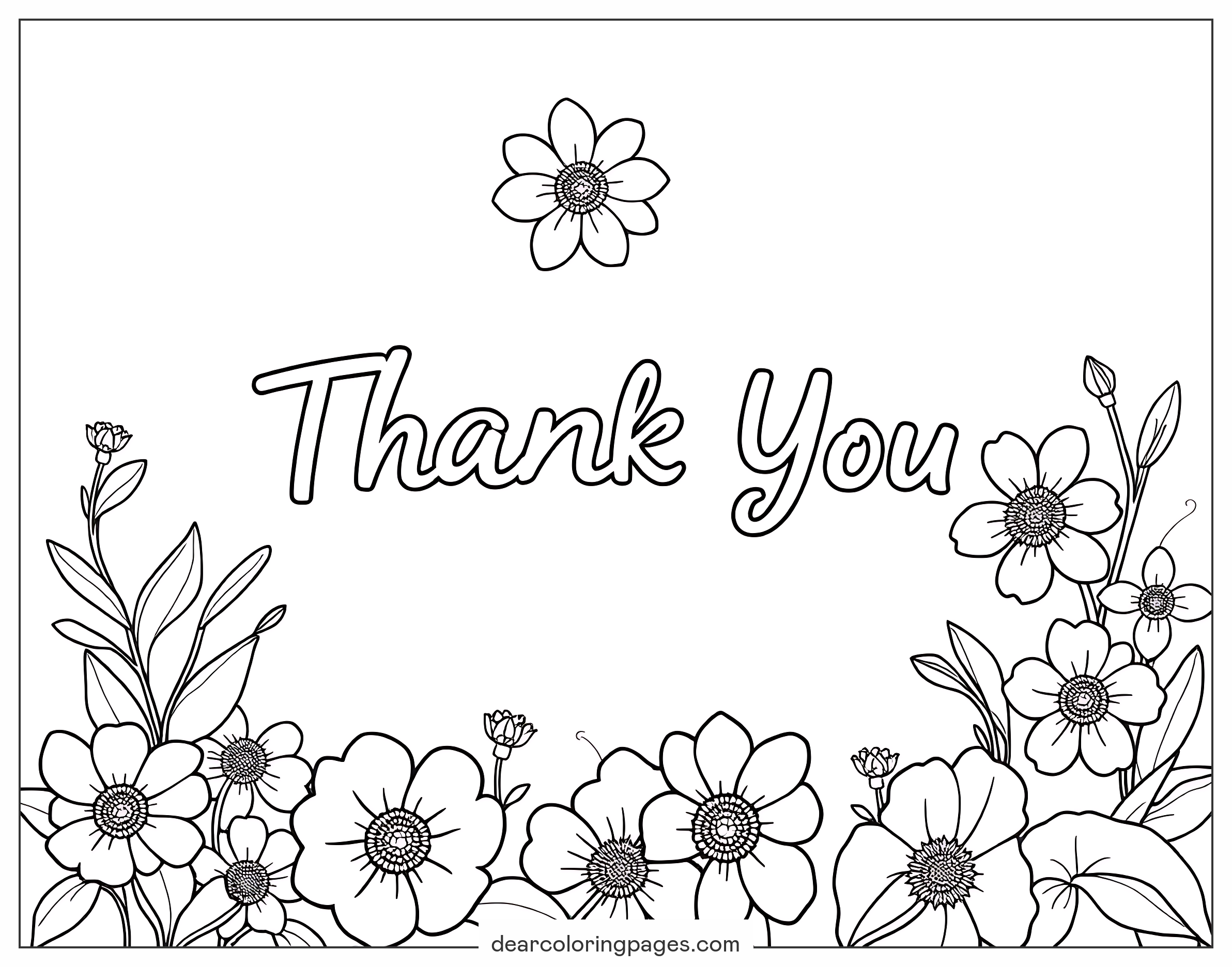 Thank You Coloring Pages 15 Free Printable Coloring Pages