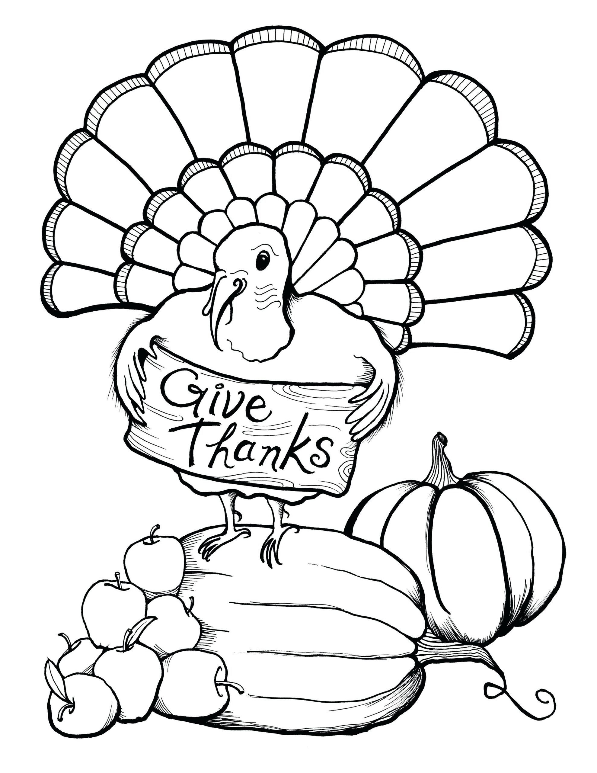 Thanksgiving Coloring Pages Pdf At GetColorings Free Printable 