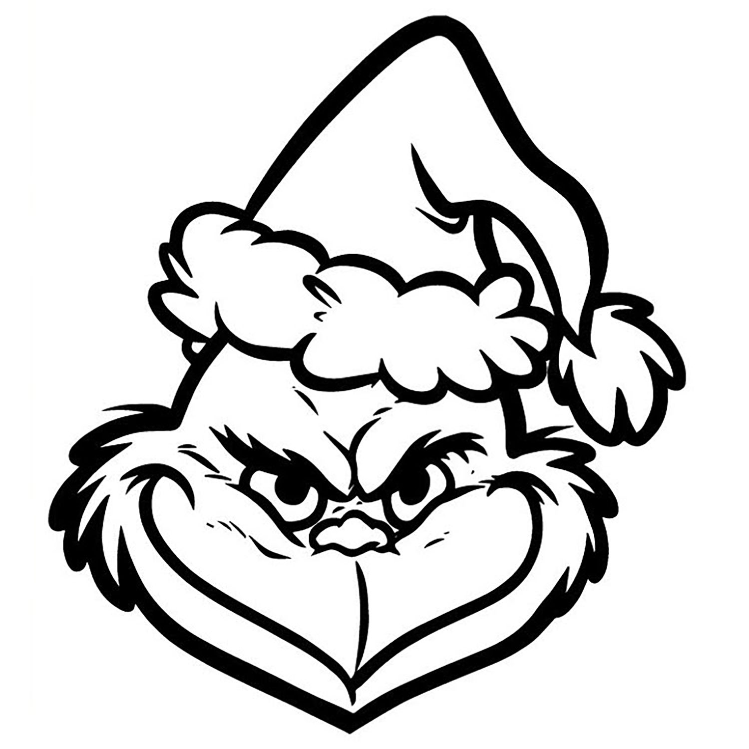 grinch coloring page