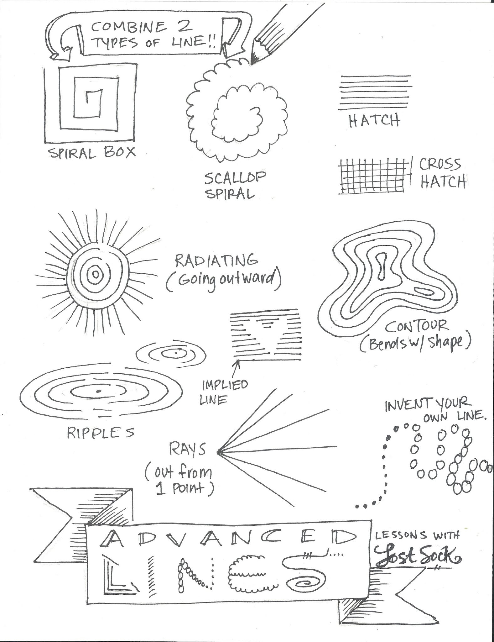 The Lost Sock Implied Line Name Designs The Lost Sock Implied Line Name Designs