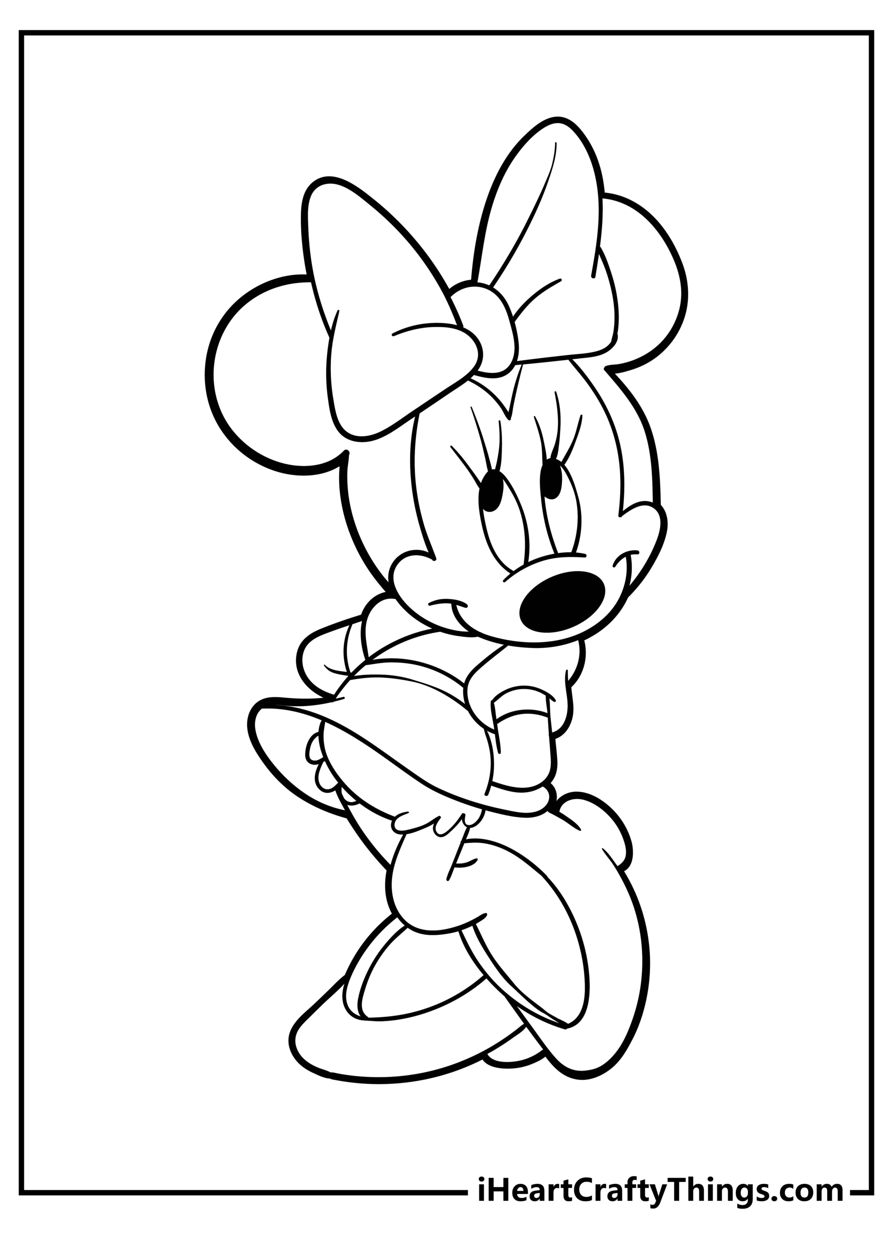 The Magical World Of Minnie Mouse Coloring Pages The Magical World Of Minnie Mouse Coloring Pages