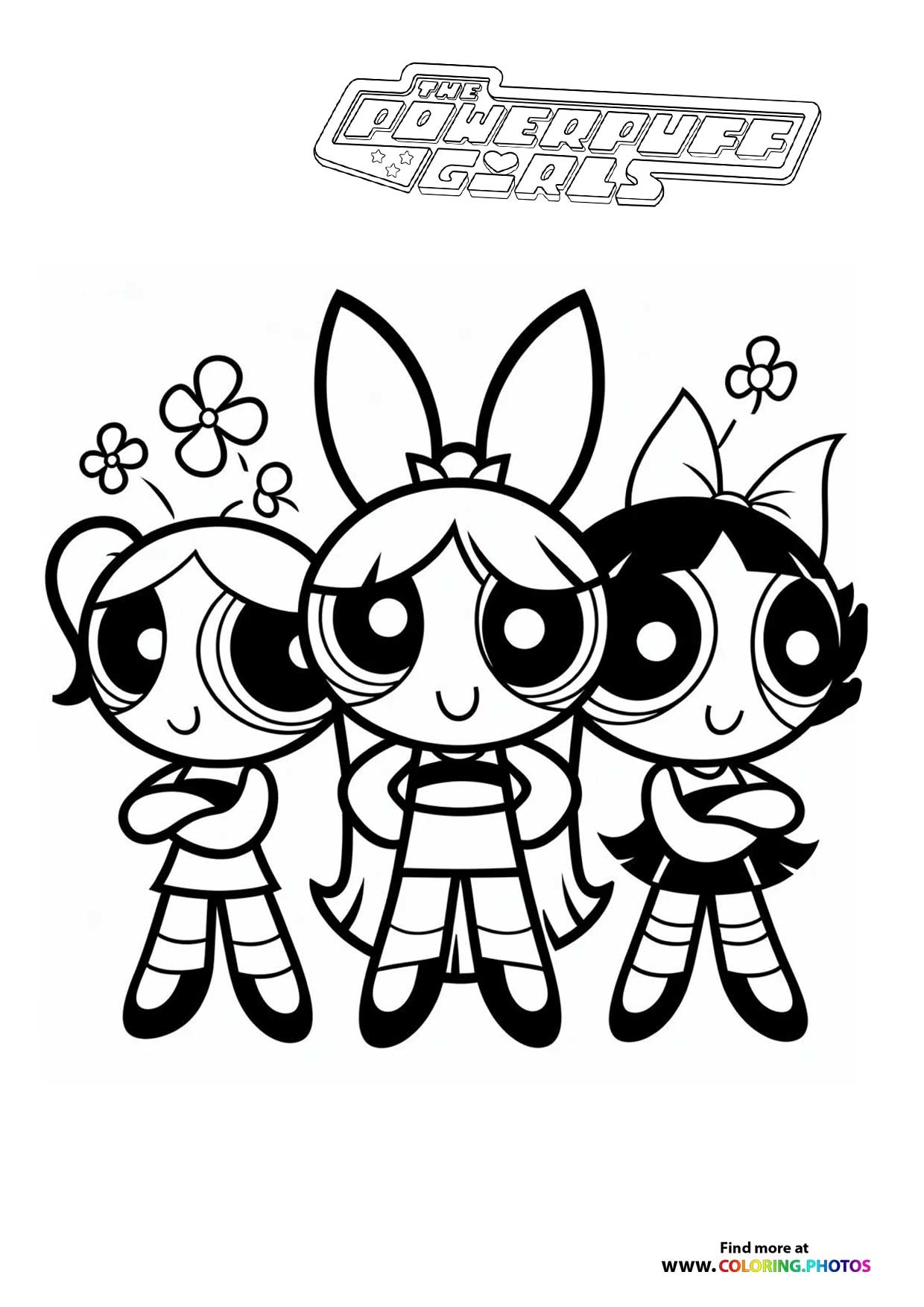 The Powerpuff Girls Coloring Pages For Kids The Powerpuff Girls Coloring Pages For Kids