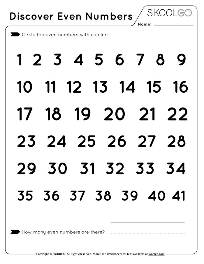 The Ultimate Even Numbers Worksheet Master Math With Ease