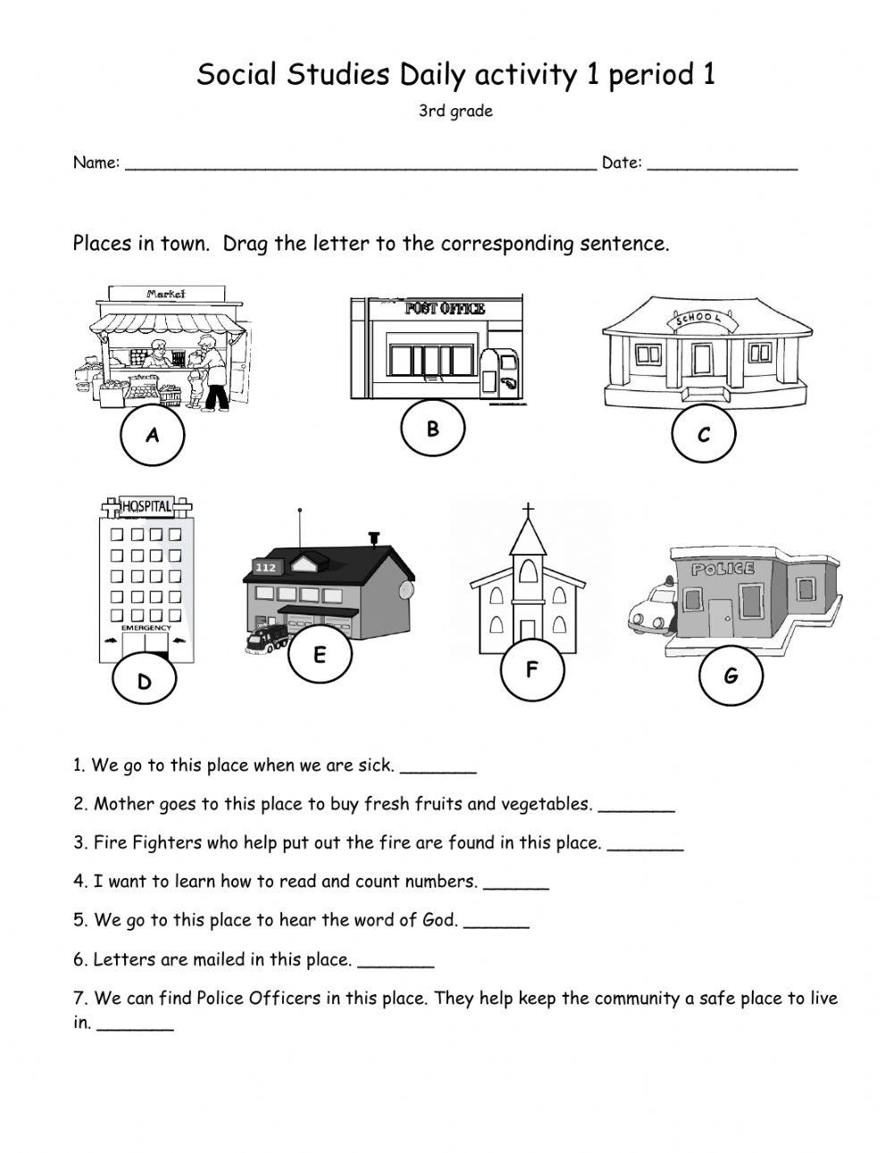 Third Grade Social Studies Worksheets Third Grade Social Studies Worksheets