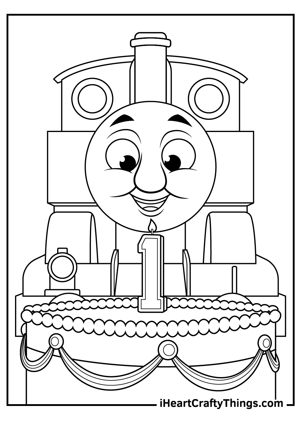 Thomas The Train And Friends Coloring Pages