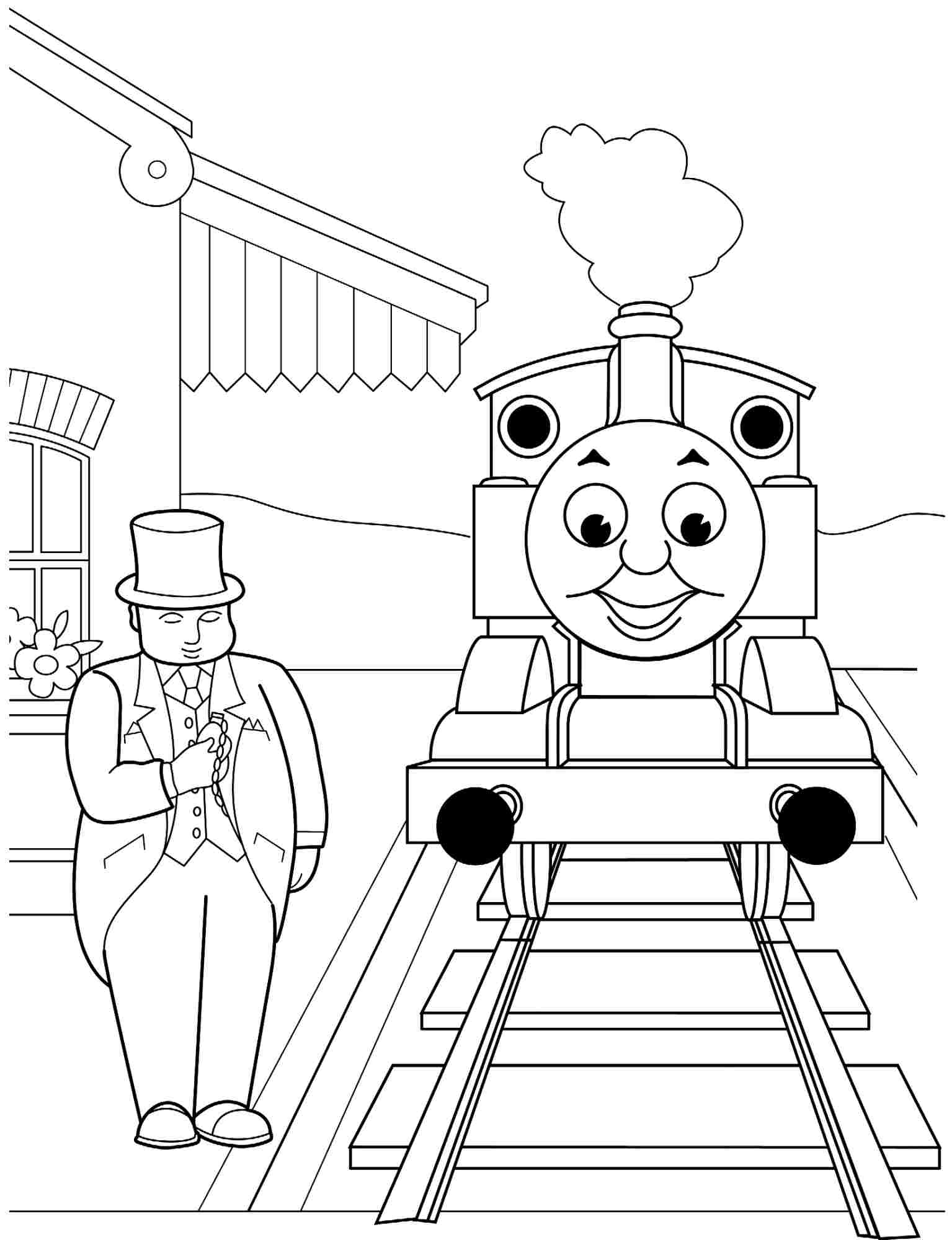 Thomas The Train Coloring Pages Pdf At GetColorings Free 
