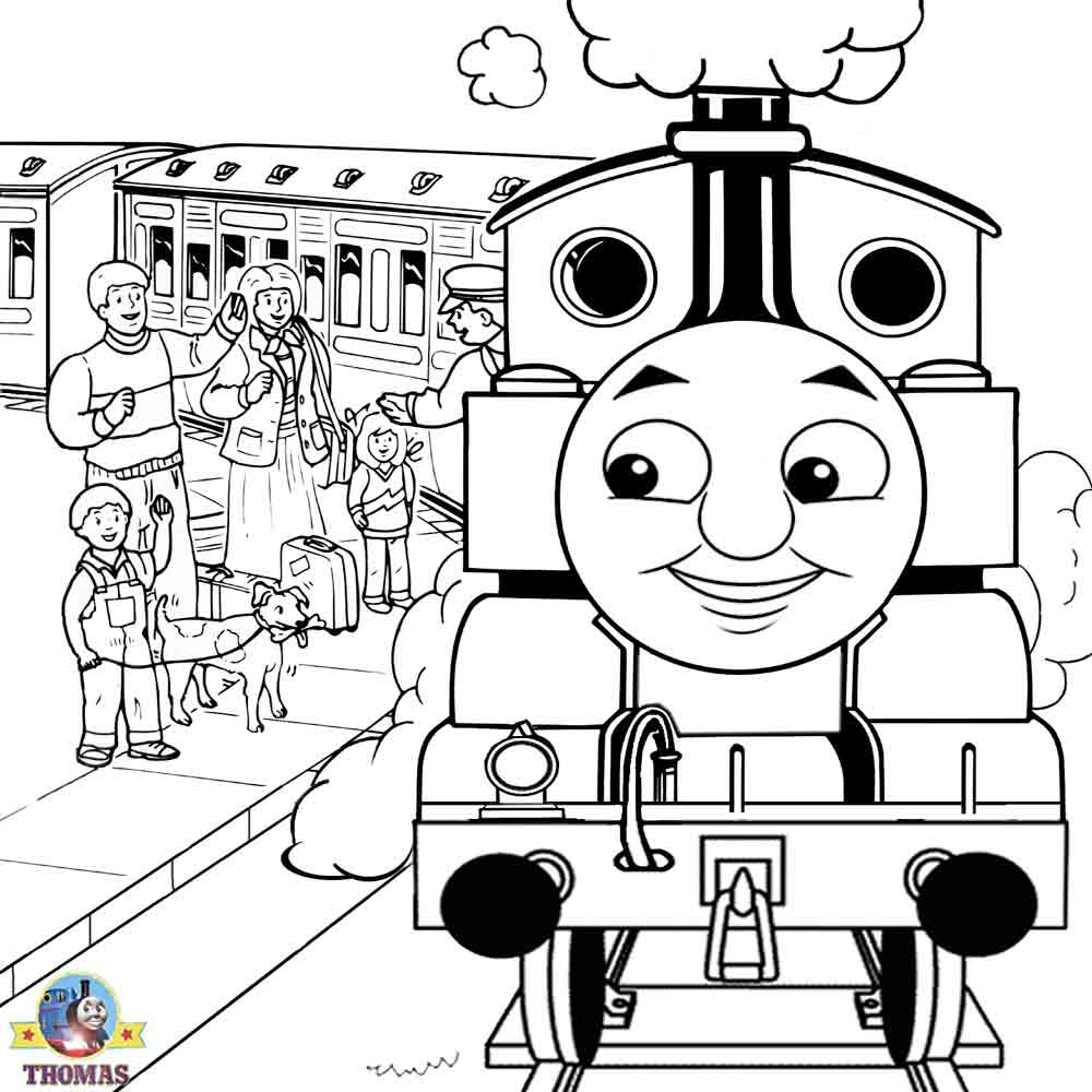 Thomas The Train Coloring Pages Printable 2025 