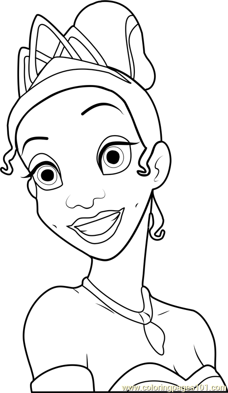 coloring pages of tiana the princess coloring pages of tiana the princess
