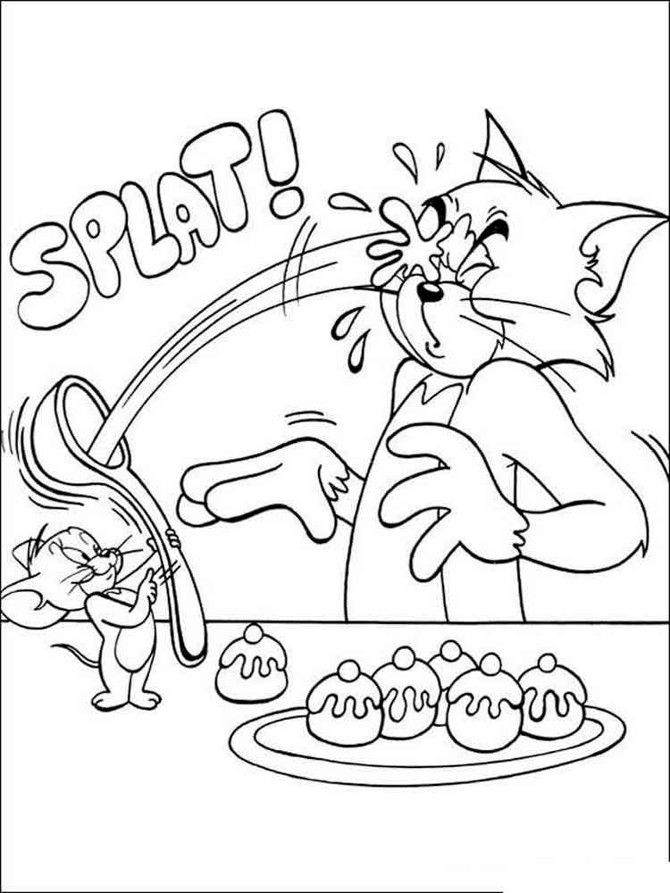 Tom And Jerry Coloring Pages