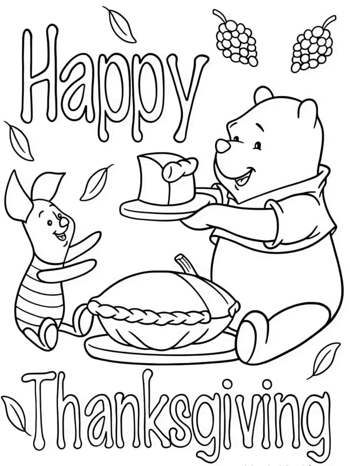 Top 60 Thanksgiving Coloring Pages For Kids Coloringpagesforkids
