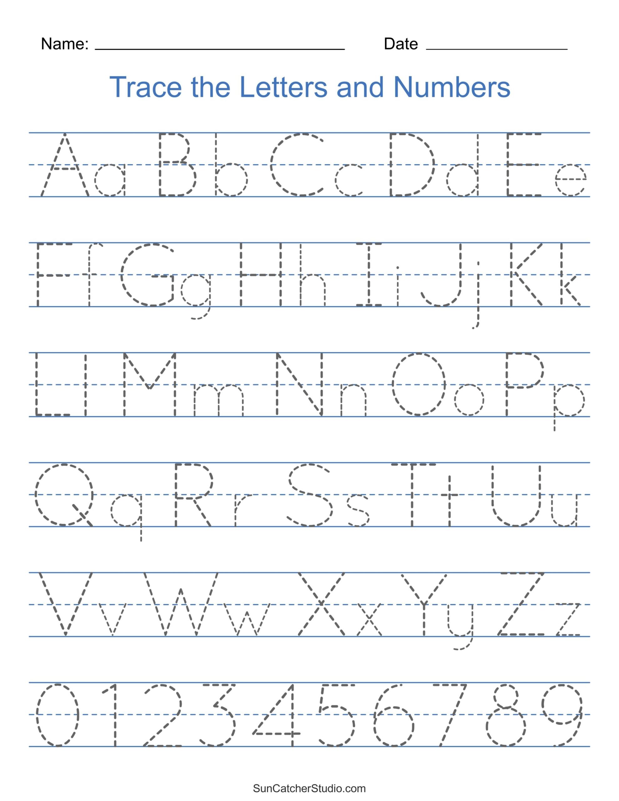 Tracing Alphabet Letters Worksheets Tracing Alphabet Letters Worksheets