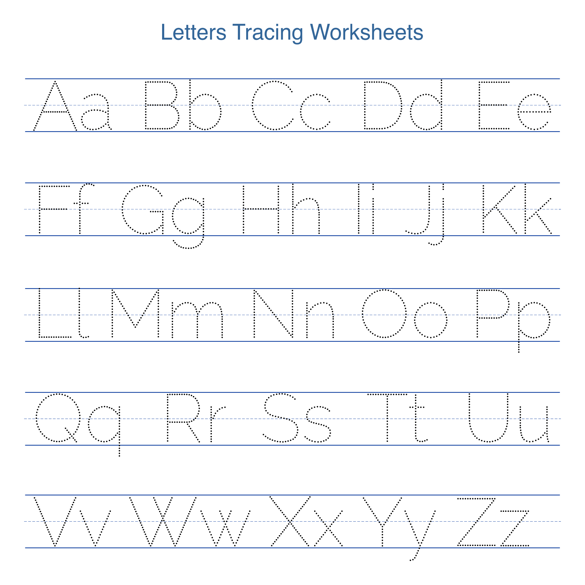 printable letter tracing worksheets