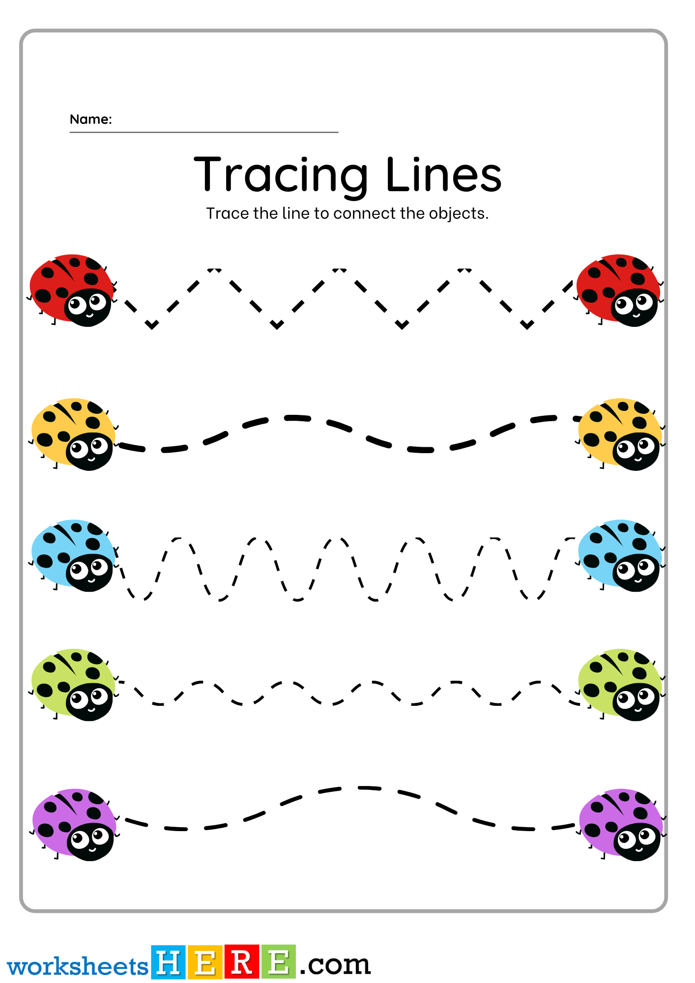 Tracing Lines Worksheets Tracing Lines Worksheets