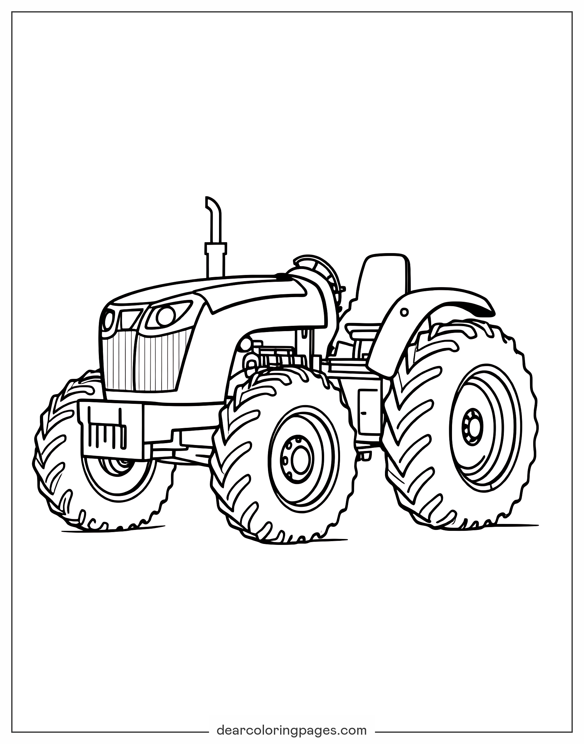 Tractor Coloring Pages 8 Free Printable Coloring Pages