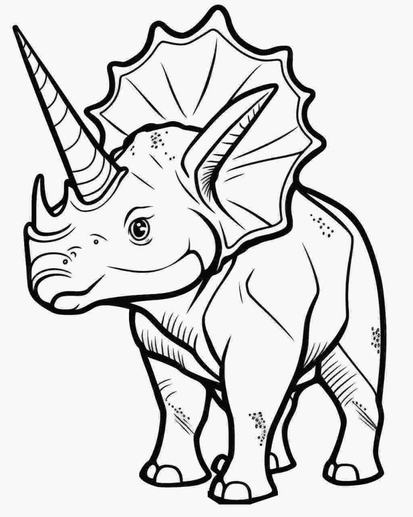 Triceratops ColoringFunHouse Triceratops ColoringFunHouse