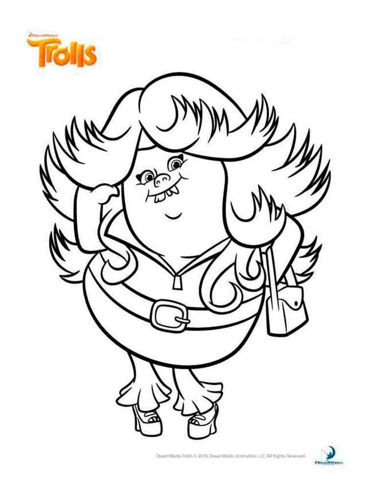 Trolls Coloring Pages