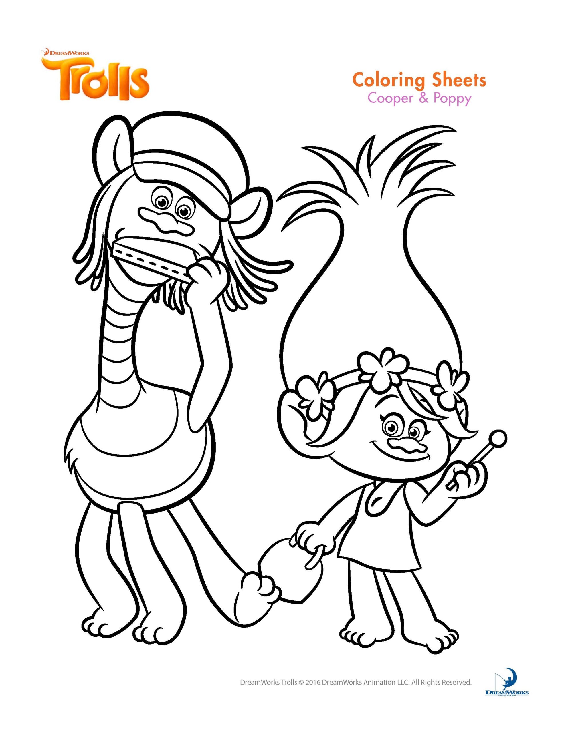Trolls Movie Coloring Pages Best Coloring Pages For Kids Trolls Movie Coloring Pages Best Coloring Pages For Kids