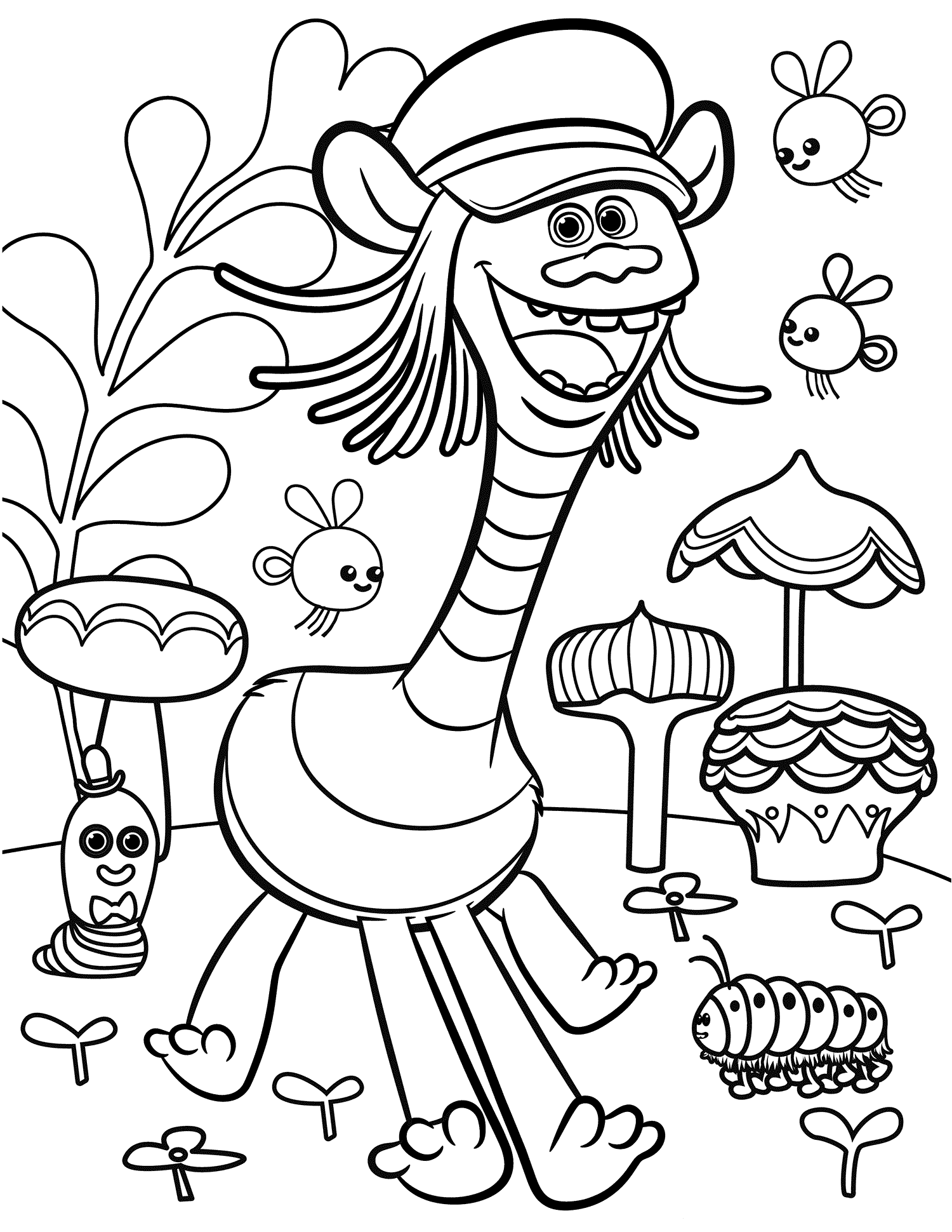 trolls the movie coloring pages trolls the movie coloring pages