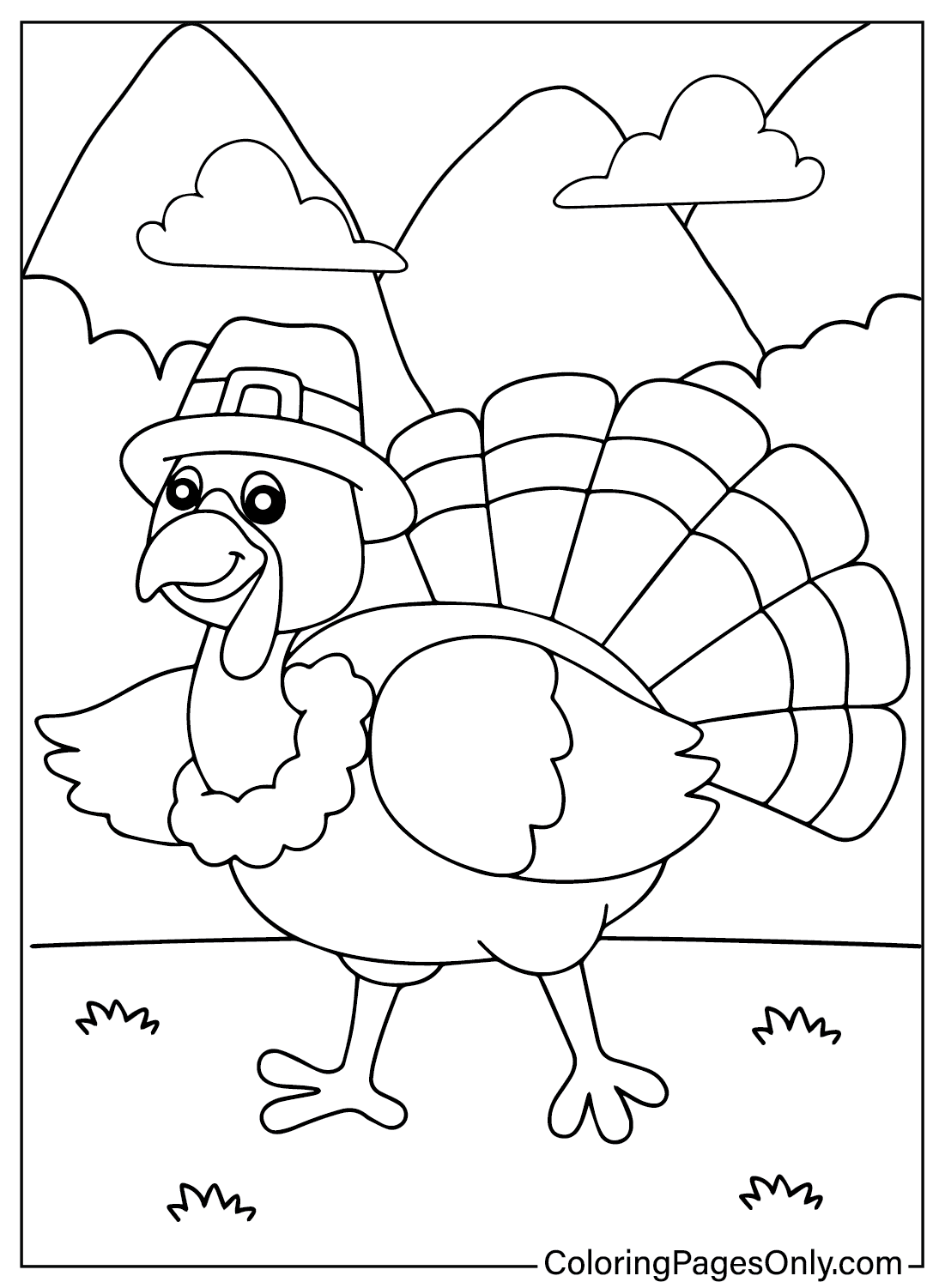Turkey Coloring Pages Free Printable Coloring Pages