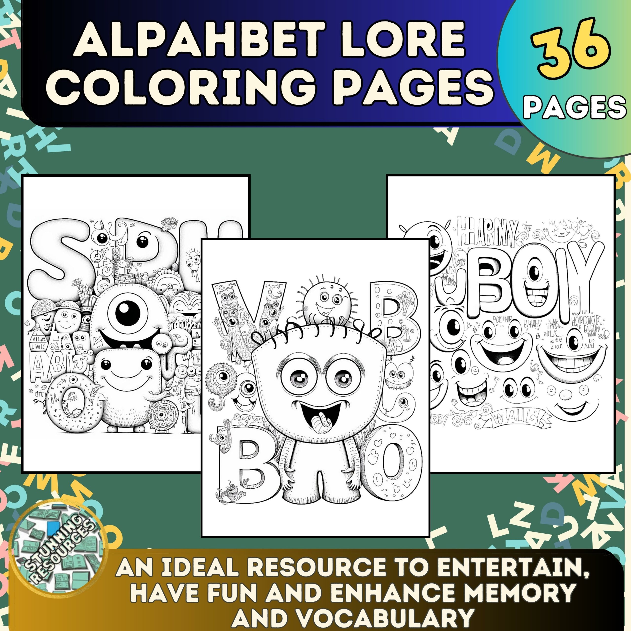 UEFINAL5 Alphabet Lore Coloring Pages For Kida And Students Made By UEFINAL5 Alphabet Lore Coloring Pages For Kida And Students Made By