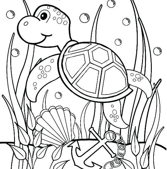 under the sea coloring pages