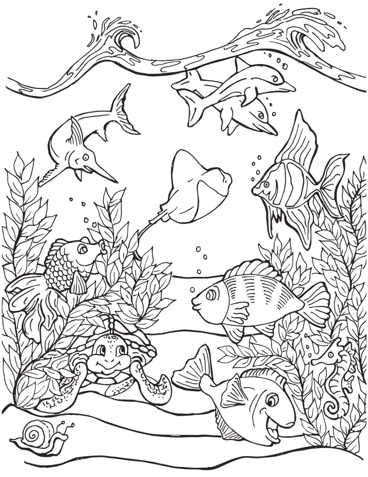 Under The Sea Coloring Pages