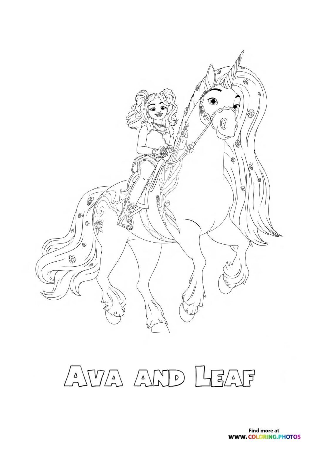 Unicorn Academy Coloring Pages For Kids Unicorn Academy Coloring Pages For Kids