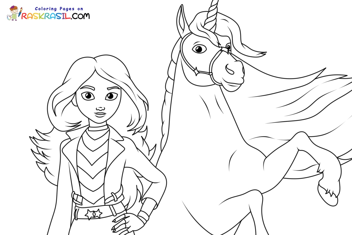 Unicorn Academy Coloring Pages Unicorn Academy Coloring Pages