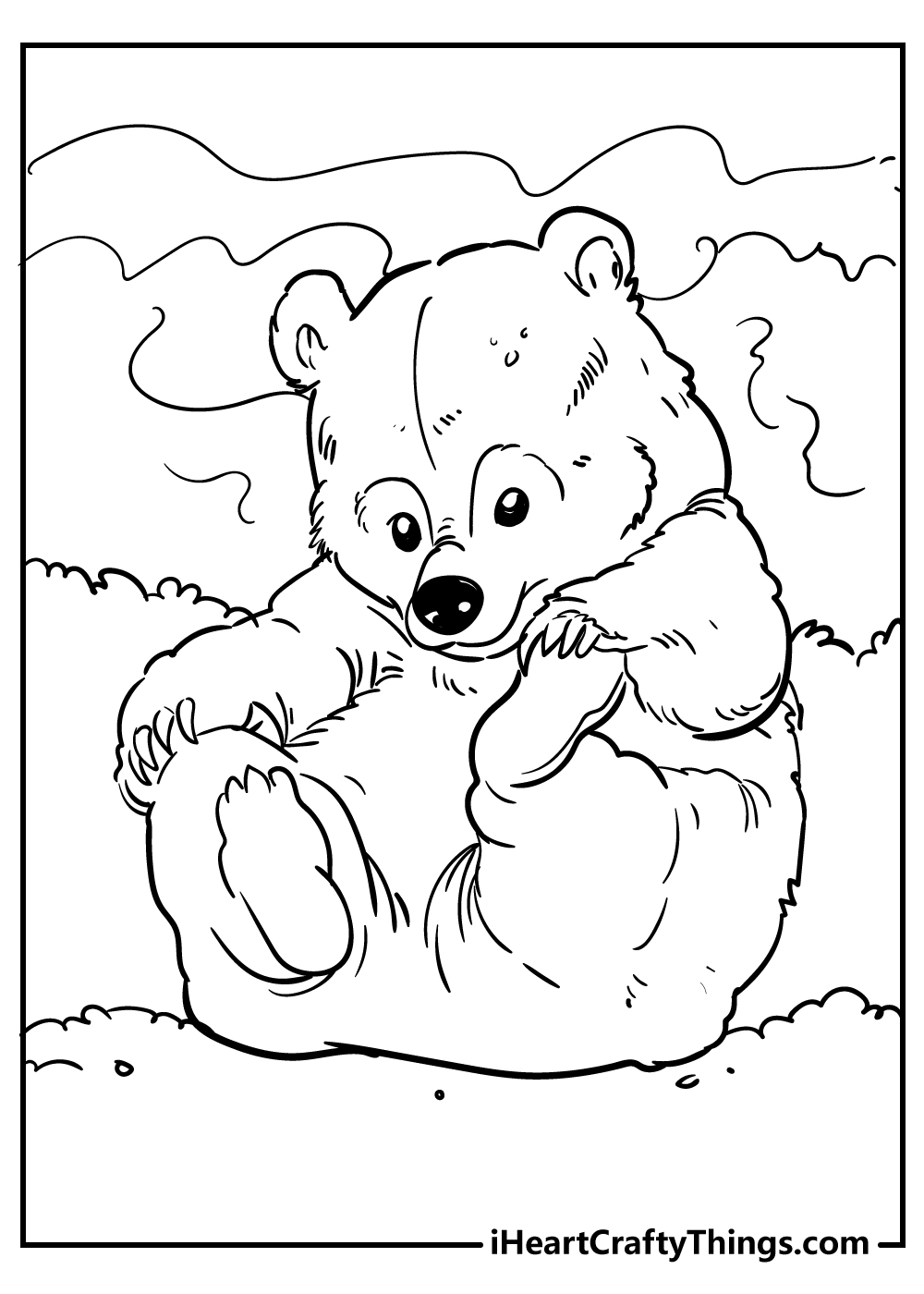 Unleash Your Inner Artist Coloring Pages Of Bears