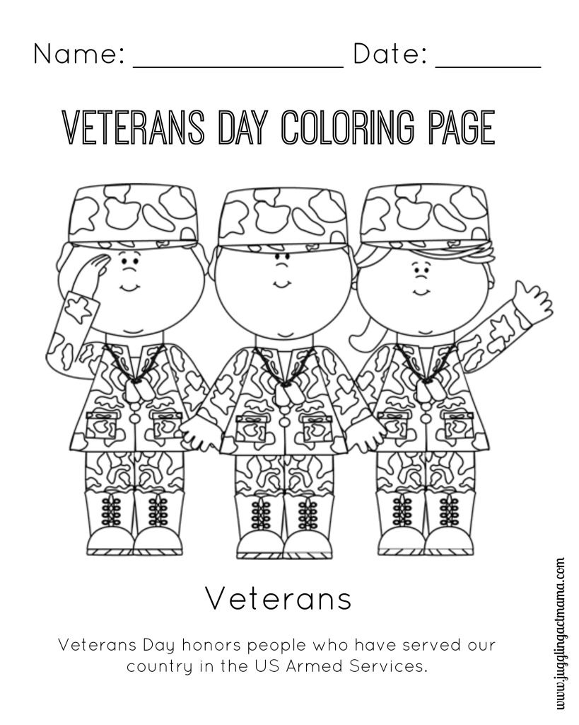 Veterans Day Coloring Pages At GetColorings Free Printable 
