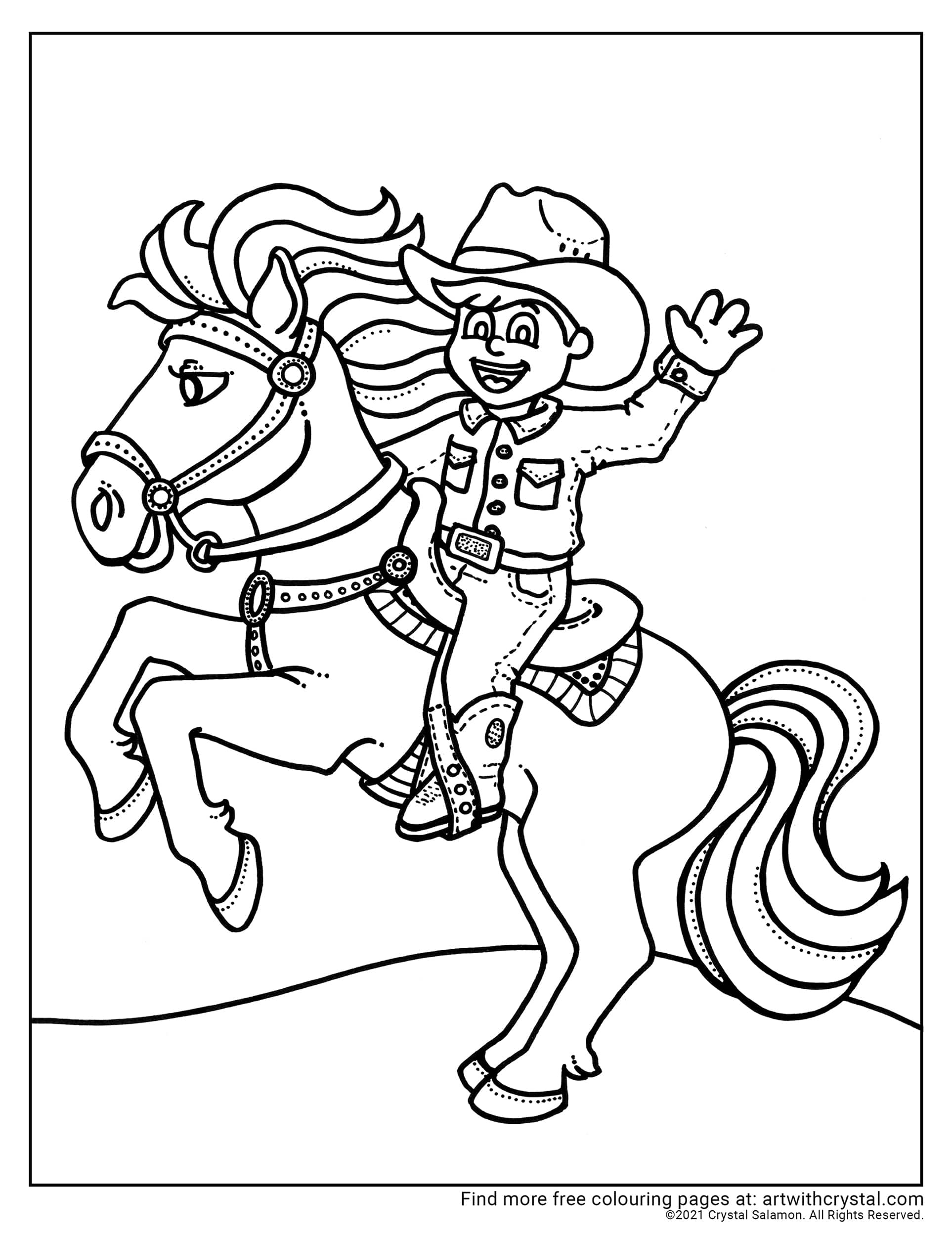 Western Coloring Pages Printable Free Wild West Colouring Pages