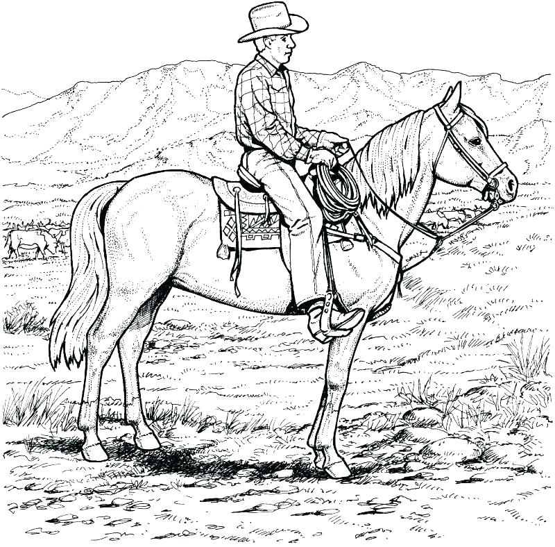 western coloring pages