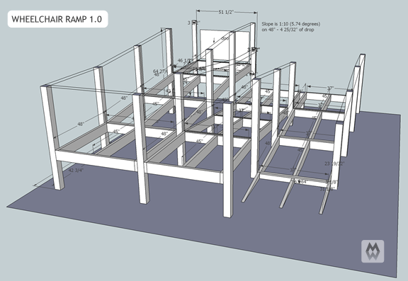 Wheelchair Ramp Drawing At GetDrawings Free Download