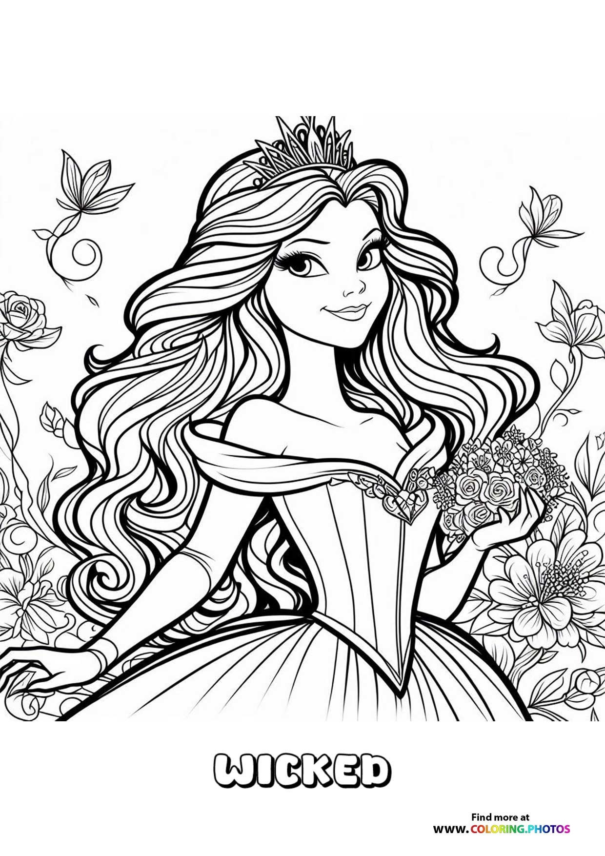 Wicked Coloring Pages 2025 