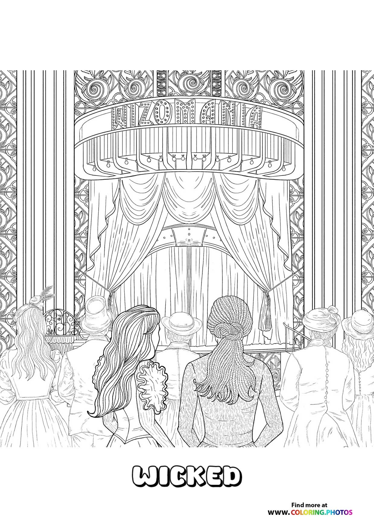 Wicked Coloring Pages For Kids